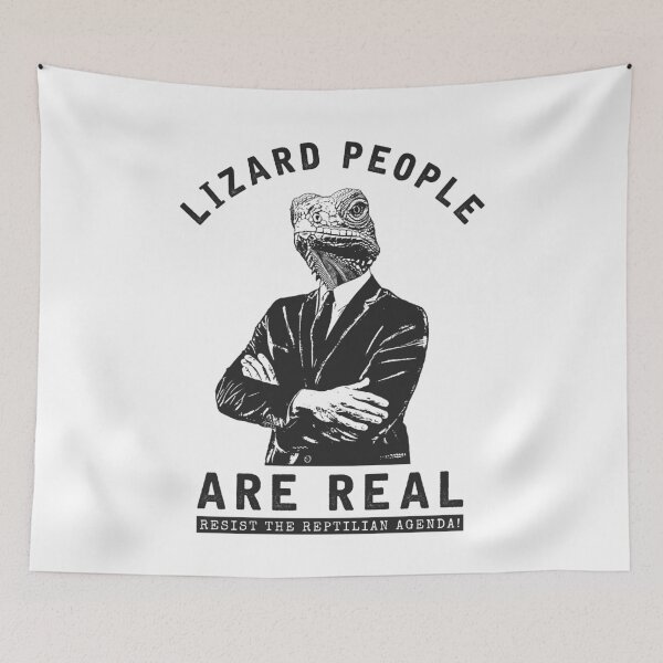 Item preview, Lizard People Are Real designed and sold by Darmoks-Geeks.
