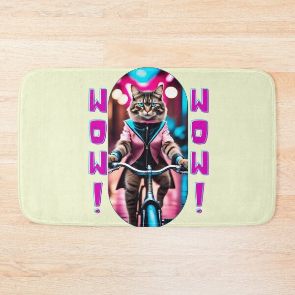 Item preview, BIKER CAT POP ART DESİGN designed and sold by asudesign.