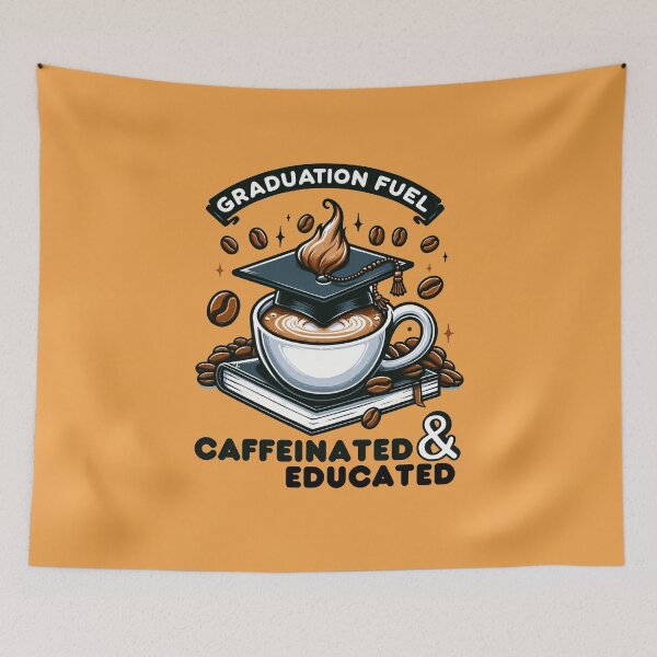 Item preview, Graduation Caffeination: Energized Achiever - Class of 2024 designed and sold by Upetees.