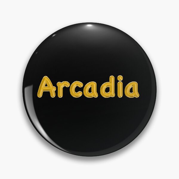 Item preview, Golden Balloon Arcadia Name Label (Black) designed and sold by NormadWorld.