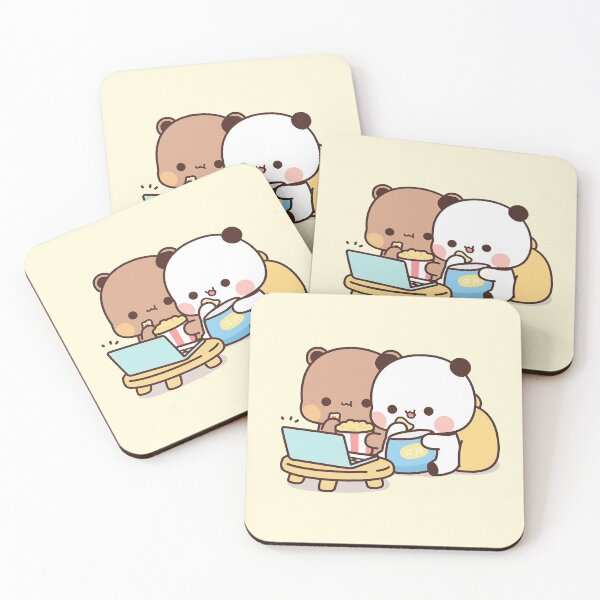 Item preview, Bubu and Dudu | Cute Bear Couple | Panda Yier | Bubu Brownie Bear designed and sold by valeriehsin.