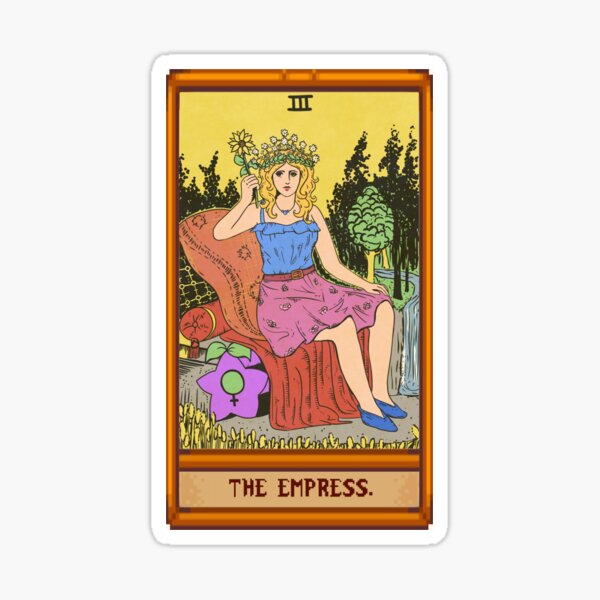 The Empress Holographic Celestial Tarot Card Sticker – Reverie Goods & Gifts