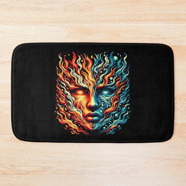 Item preview, Elemental Essence - Fire and Water Dual Art Print designed and sold by ChromaticBlend.