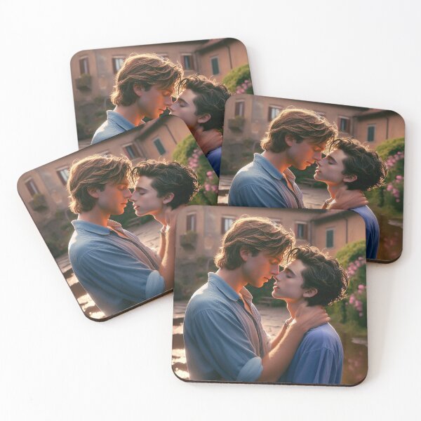 Item preview, Elio Perlman and Oliver kissing CMBYN designed and sold by cmbynjournal.