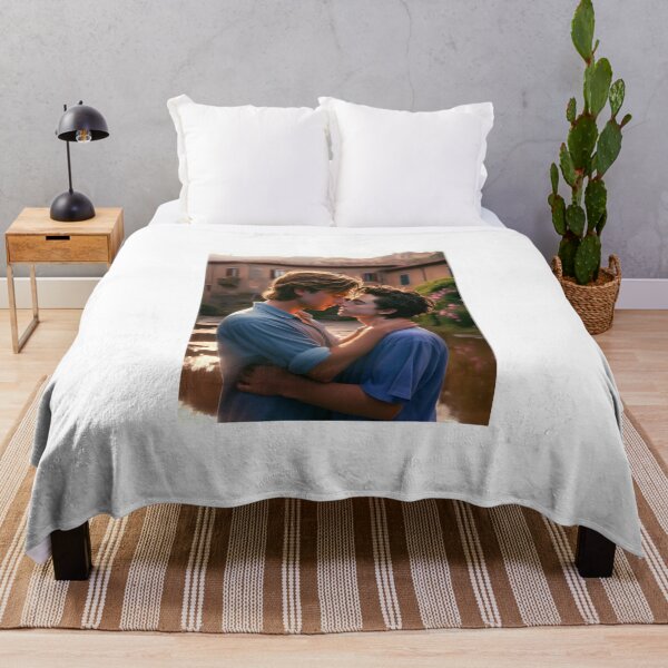 Item preview, Elio Perlman and Oliver kissing CMBYN designed and sold by cmbynjournal.