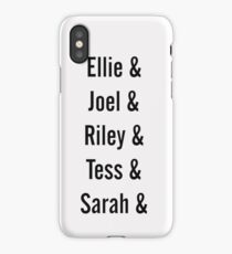 Last Of Us Names iPhone Case