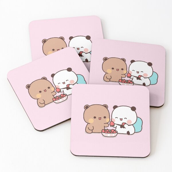 Item preview, Bubu and Dudu | Cute Bear Couple | Panda Yier | Bubu Brownie Bear designed and sold by valeriehsin.