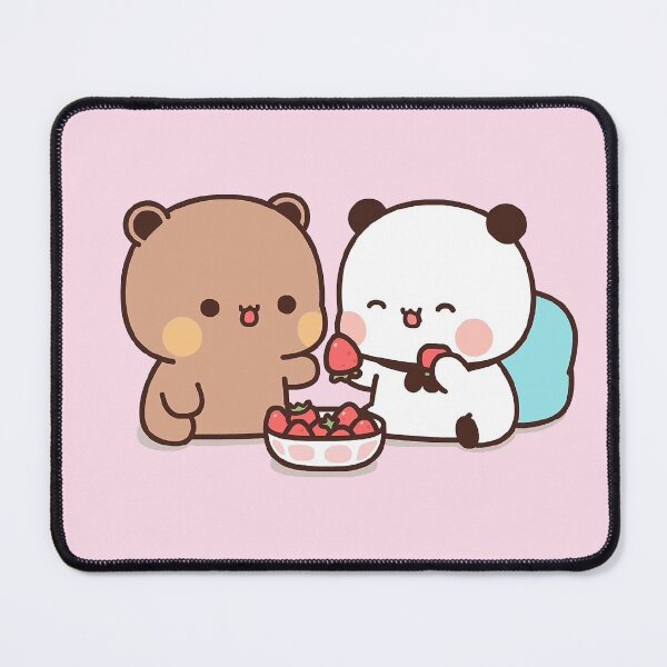 Item preview, Bubu and Dudu | Cute Bear Couple | Panda Yier | Bubu Brownie Bear designed and sold by valeriehsin.