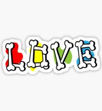 Halloween Love Bones Sticker
