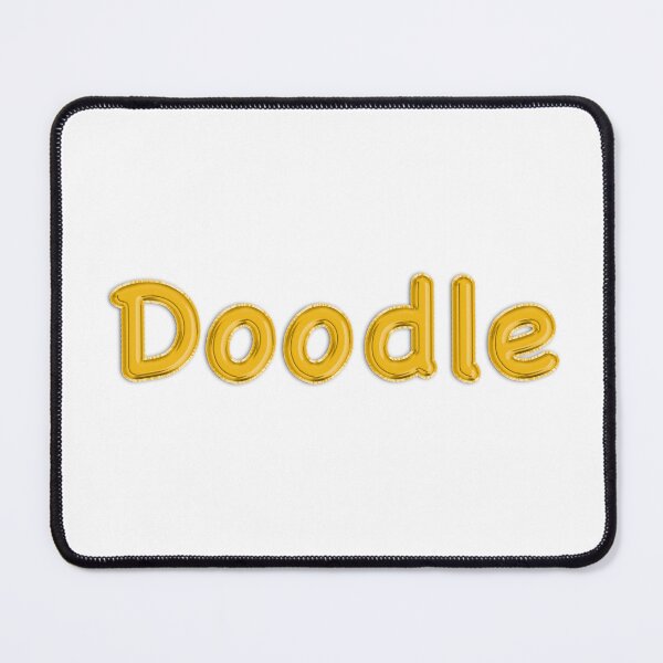 Item preview, Golden Balloon Doodle Name Label designed and sold by NormadWorld.