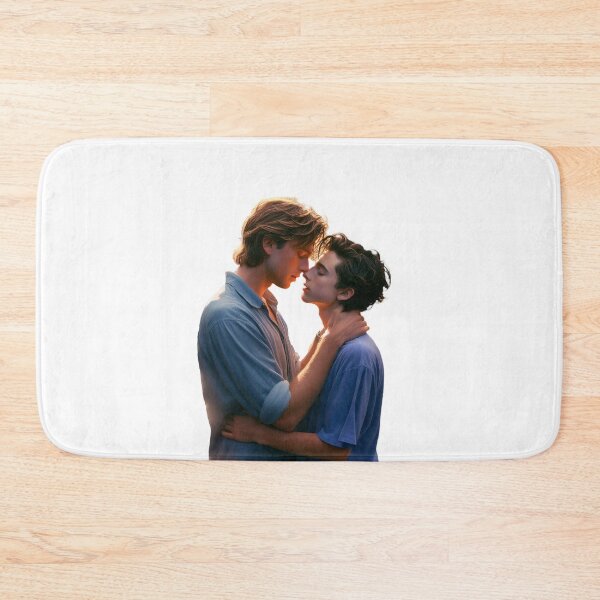 Item preview, Elio Perlman and Oliver kissing CMBYN designed and sold by cmbynjournal.