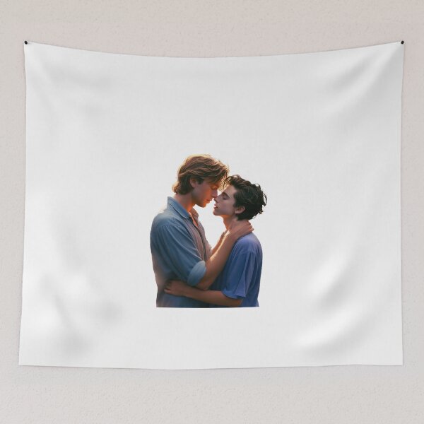Item preview, Elio Perlman and Oliver kissing CMBYN designed and sold by cmbynjournal.
