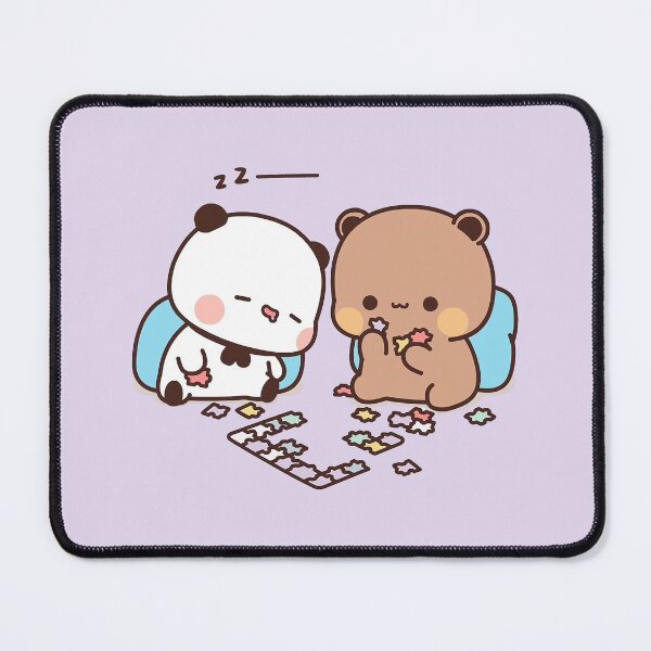 Item preview, Bubu and Dudu Puzzles | Cute Bear Couple | Panda Yier | Bubu Brownie Bear designed and sold by valeriehsin.