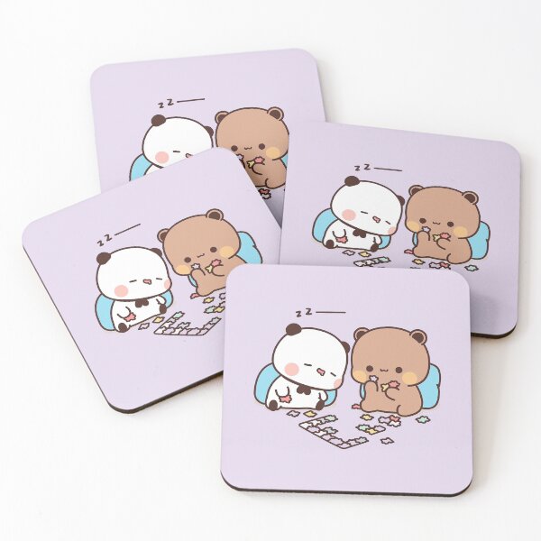 Item preview, Bubu and Dudu Puzzles | Cute Bear Couple | Panda Yier | Bubu Brownie Bear designed and sold by valeriehsin.