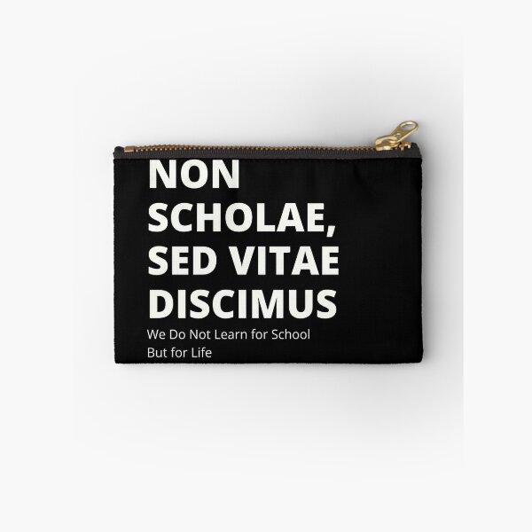 Item preview, Latin Quote: Non Scholae, Sed vitae Discimus (We Do Not Learn for School, But for Life) Classic T-Shirt designed and sold by huckleberrytees.