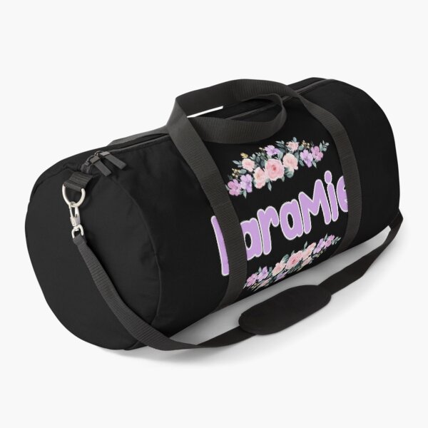 Item preview, Purple Flower Laramie Name Label (Black) designed and sold by NormadWorld.