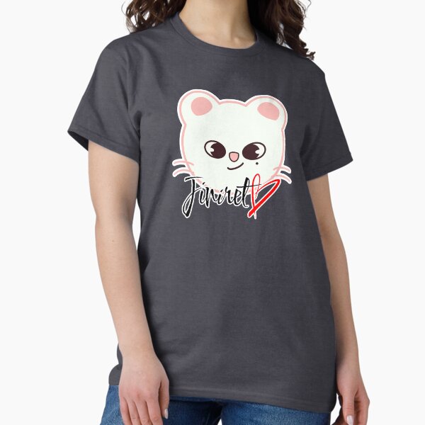 闇T StrayKids Jiniret Tシャツ ヒョンジン おまけ付 Stray Kids [Hyunjin] Jiniret EVIL SKZOO T-SHIRT dominATE
