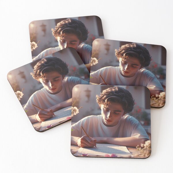 Item preview, Elio Perlman writing music CMBYN designed and sold by cmbynjournal.