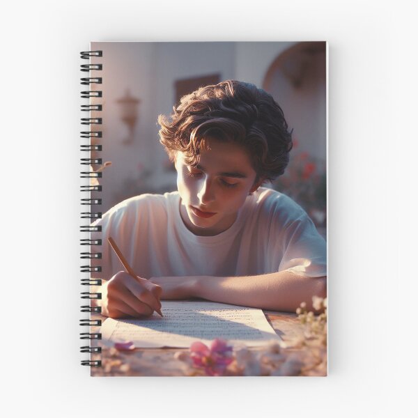 Item preview, Elio Perlman writing music CMBYN designed and sold by cmbynjournal.