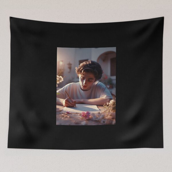 Item preview, Elio Perlman writing music CMBYN designed and sold by cmbynjournal.