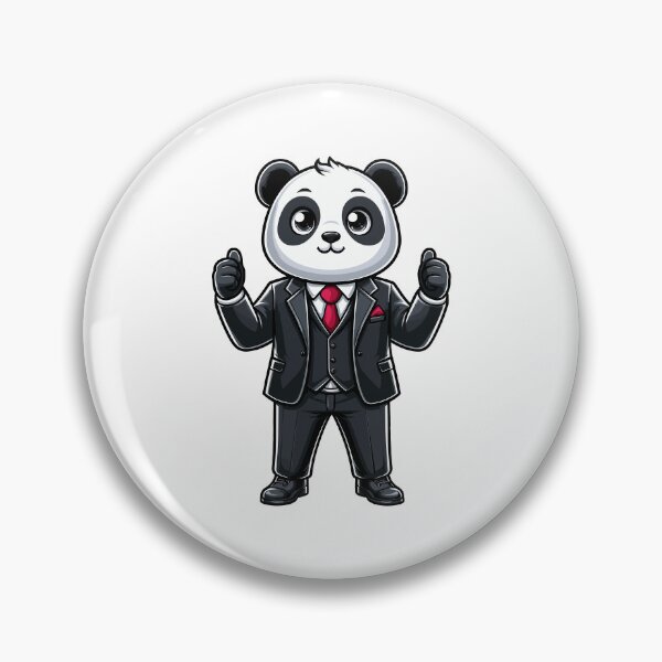 Item preview, Businessman Panda designed and sold by cave-canvas.