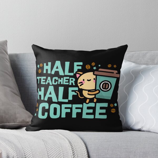 Item preview, Half Teacher Half Coffee designed and sold by Studio Bankai.