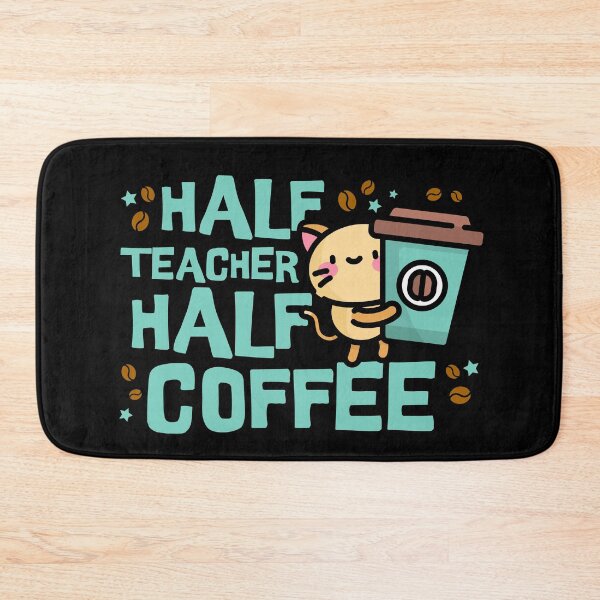 Item preview, Half Teacher Half Coffee designed and sold by Studio Bankai.