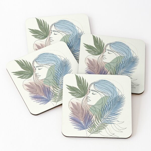 Item preview, The Jungel Girl - Minimalist Line Art  designed and sold by LineArtByLovi.