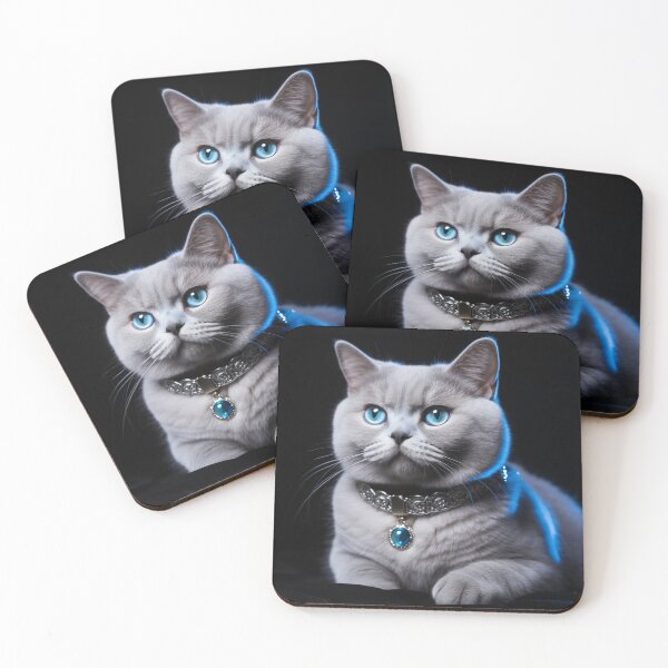 Item preview, British Blue Kitten Elegance designed and sold by Nocturne  Paws.