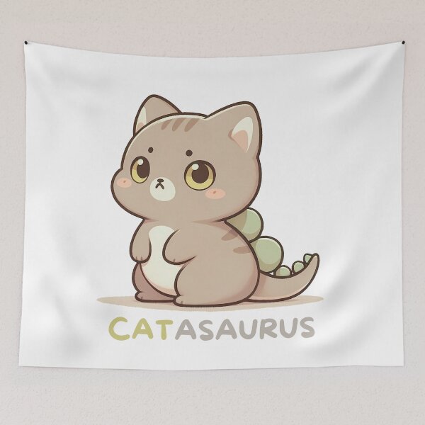 Item preview, Adorable Cat Dinosaur designed and sold by RuyaFab.