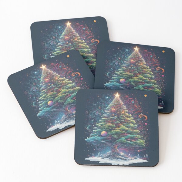 Item preview, Psychedelic Christmas Tree designed and sold by Best-Art-32.