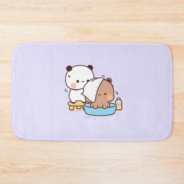 Item preview, Bubu and Dudu Bath | Cute Bear Couple | Panda Yier | Bubu Brownie Bear designed and sold by valeriehsin.