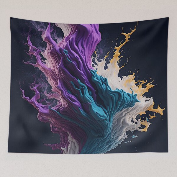 Item preview, "Cosmic Ink Bloom in Mystical Voidspace" designed and sold by Best-Art-32.