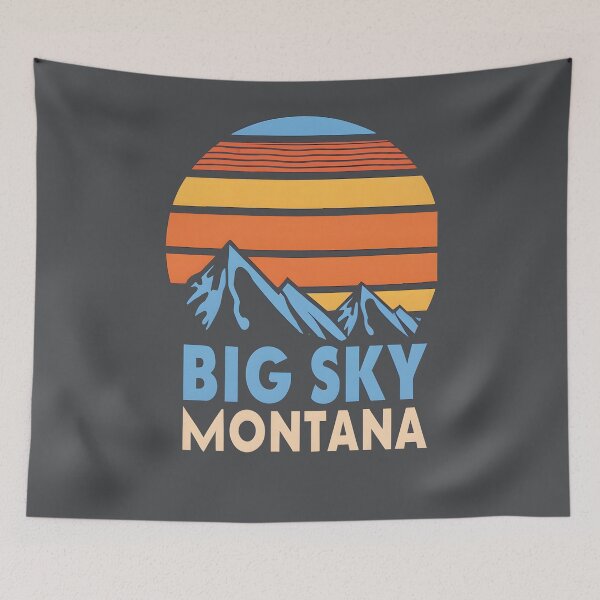 Item preview, Big Sky Montana Retro Groove designed and sold by tokyojeff.