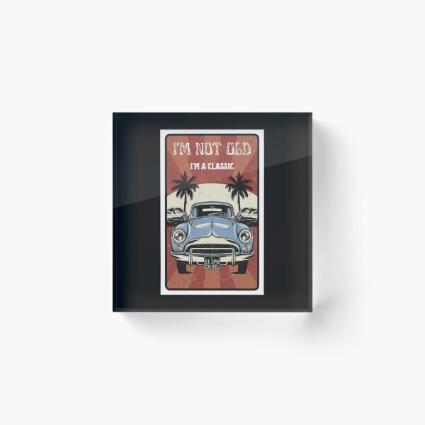 Item preview,  I’m Not Old I’m A Classic , Vintage Car , Funny Gift for Dad, Grandpa, Husband, Birthday, Retirement, Father’s Day designed and sold by asbno19.