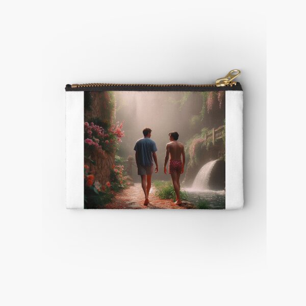 Item preview, Elio Perlman and Oliver walking CMBYN designed and sold by cmbynjournal.