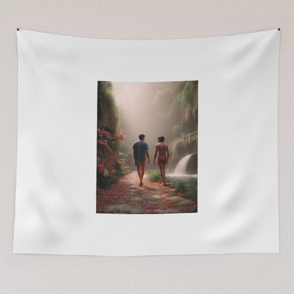 Item preview, Elio Perlman and Oliver walking CMBYN designed and sold by cmbynjournal.