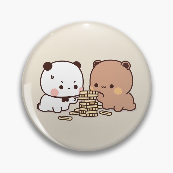 Item preview, Bubu and Dudu Games | Cute Bear Couple | Panda Yier | Bubu Brownie Bear designed and sold by valeriehsin.