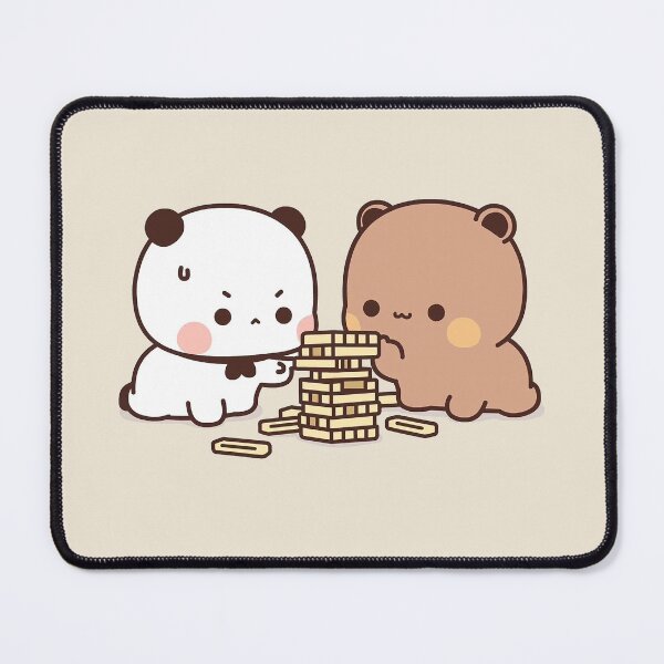 Item preview, Bubu and Dudu Games | Cute Bear Couple | Panda Yier | Bubu Brownie Bear designed and sold by valeriehsin.