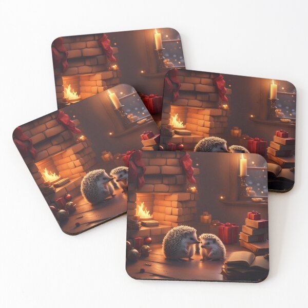 Item preview, Hedgehog Hearth: Cozy Christmas Tales by Candlelight designed and sold by RealisticAi.