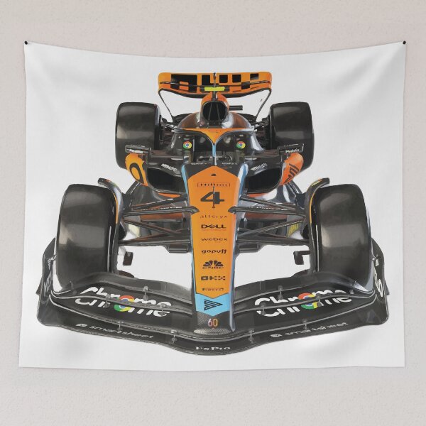 Item preview, F1 Team car 2023 Front View Norris Oscar Piastri Team Papaya designed and sold by FormulaGTee1.
