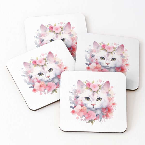 Item preview, flowers cat designed and sold by porbenjaporn.