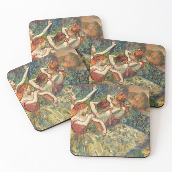 Item preview, Edgar Degas Ballet Painting - Four Dancers Artwork, Classic Ballerina Scene designed and sold by Under-TheTable.