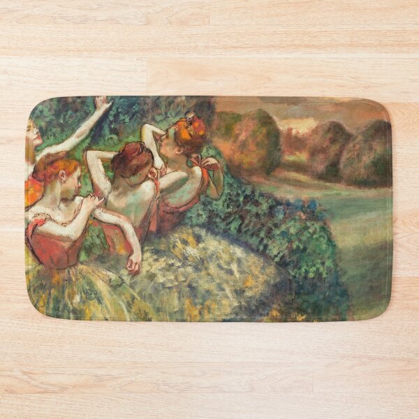 Item preview, Edgar Degas Ballet Painting - Four Dancers Artwork, Classic Ballerina Scene designed and sold by Under-TheTable.