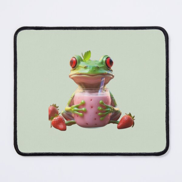 Item preview, Funny Strawberry frog milk  designed and sold by Obinne.