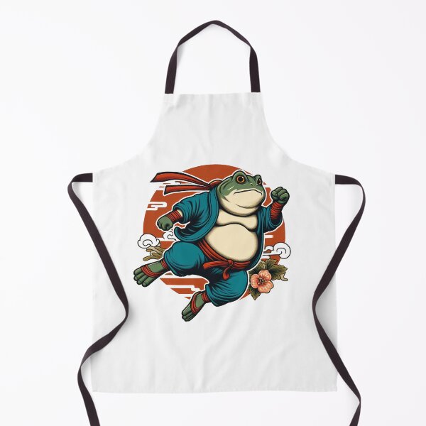Item preview, Japanese frog art sticker t-shirt designed and sold by Arctic frame studio.