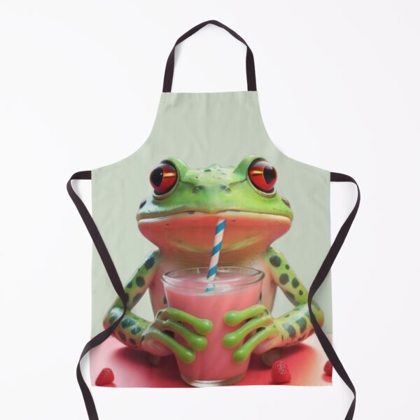 Item preview, "Cute strawberry milk frog" designed and sold by Obinne.