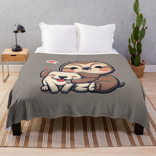 Item preview, Cute Sloth and Dog Friendship for Sloth Lovers designed and sold by Laugh-Lines.