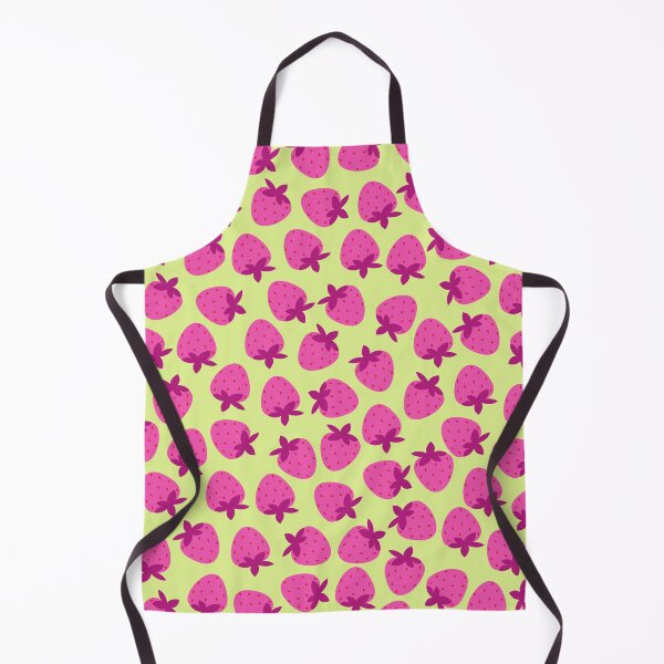 Item preview, pink strawberry field summer cute nature fruit girly pattern designed and sold by DesignYourWaystore.
