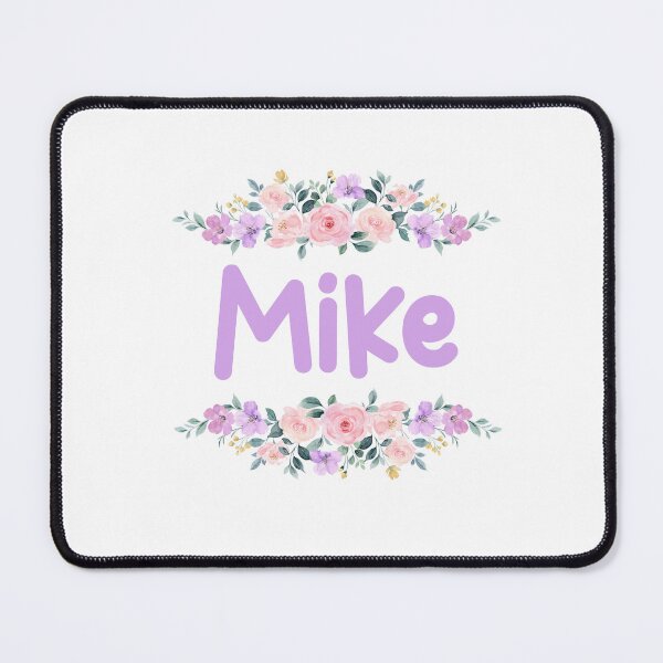 Item preview, Purple Flower Mike Name Label designed and sold by NormadWorld.